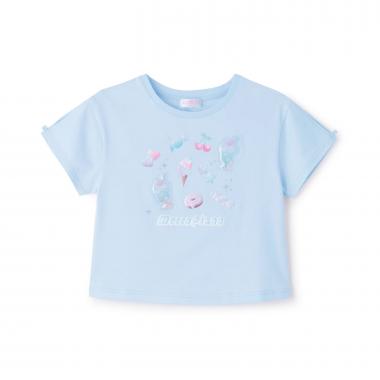 【7月29日販売開始】ちゅるかわシール　半袖Tシャツ【接触冷感】