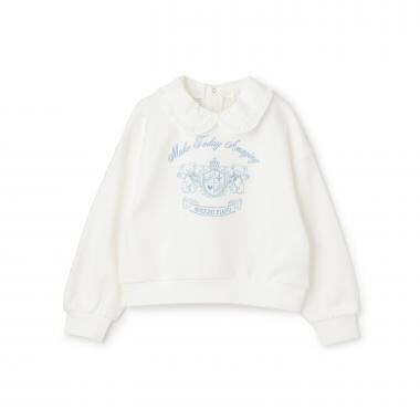 【人気商品再入荷】【直営店で取り扱い無し】カレッジ刺しゅう　衿つきトレーナー