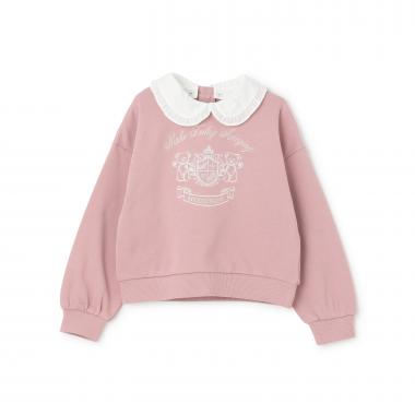 【人気商品再入荷】【直営店で取り扱い無し】カレッジ刺しゅう　衿つきトレーナー