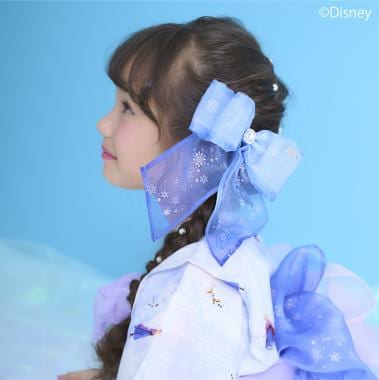『アナと雪の女王』エルサ/リボンヘアクリップ
