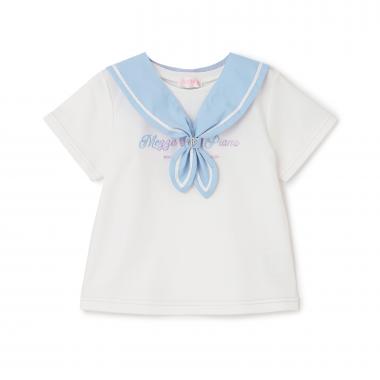 【人気商品再入荷】【直営店で取り扱い無し】セーラーカラー　半袖Tシャツ