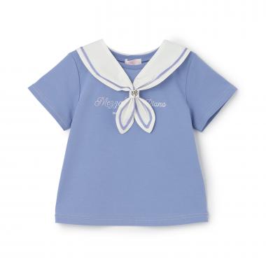 【人気商品再入荷】【直営店で取り扱い無し】セーラーカラー　半袖Tシャツ