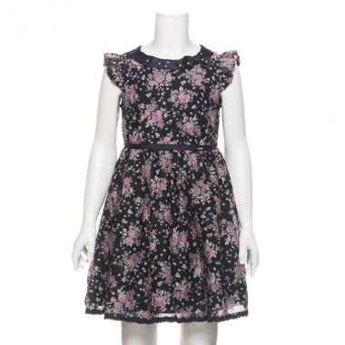 花レース柄ワンピース