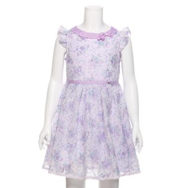 花レース柄ワンピース