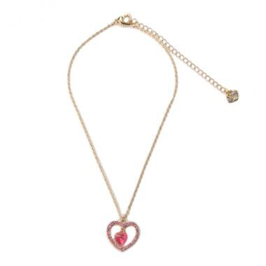 キラキラハートネックレス