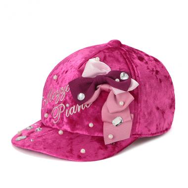 リボンベロアキャップ