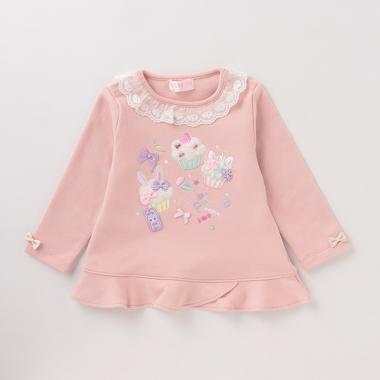 【人気商品再入荷】【直営店で取り扱い無し】 ケーキ刺しゅうTシャツ