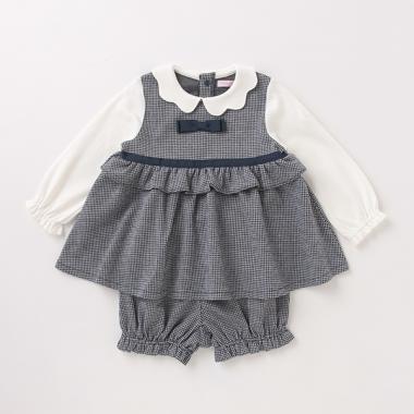 【人気商品再入荷】【直営店で取り扱い無し】 千鳥格子フリルスーツ