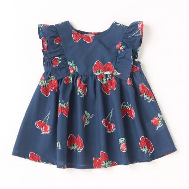 【人気商品再入荷】【直営店で取り扱い無し】苺柄チュニック