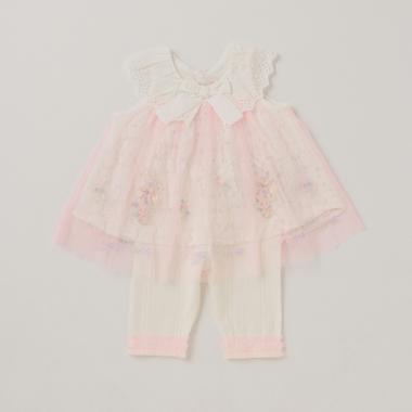 【人気商品再入荷】【直営店で取り扱い無し】ウサギ刺しゅうレース　スーツ