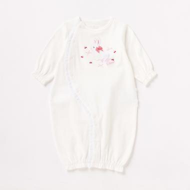 ウサギチェリーバックフリル2WAYオール