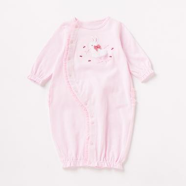 ウサギチェリーバックフリル2WAYオール