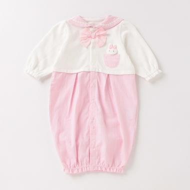 ウサギマスコットつきセーラー2WAYオール