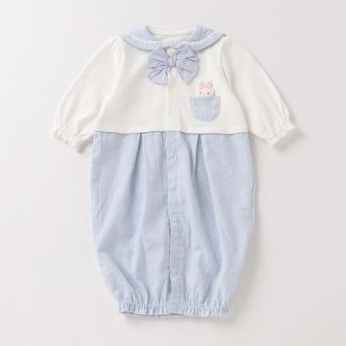 ウサギマスコットつきセーラー2WAYオール