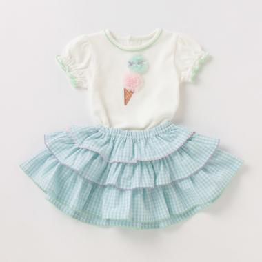 アイスロンパース＆フリルスカートセット