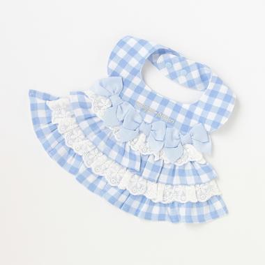 ギンガムフリルレーススタイ