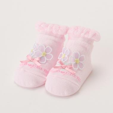 お花モチーフソックス【日本製】