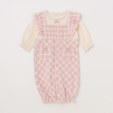 チェック柄2wayオール