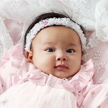 レースリボン　ヘアバンド【日本製】