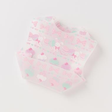 ウサギスウィーツ柄　お食事スタイ【日本製】