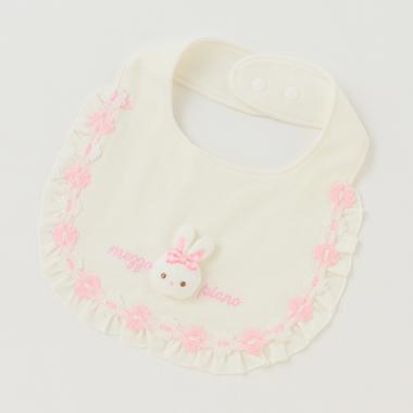 ウサギマスコットつきスタイ