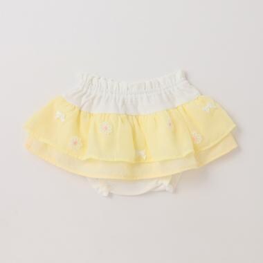 花モチーフつきスカートブルマ