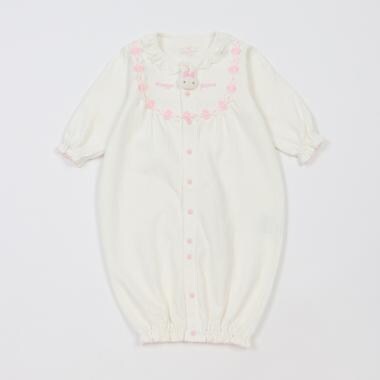 ウサギマスコットつき2wayオール