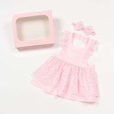 【BOX付】オリジナルボックスつき星箔エプロン＆ヘアバンドセット