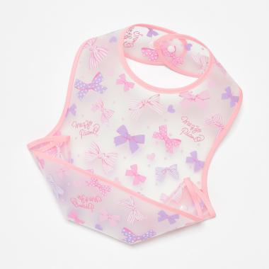 ☆リボン柄　お食事スタイ