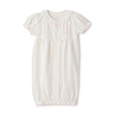 タックリボン半袖2wayオール