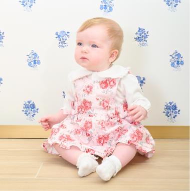 【Cath Kidston】エプロンスカート＆ロンパースセット