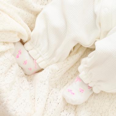 バラ柄　ソックス