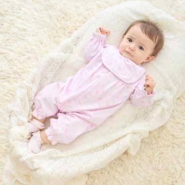 【BOX付】フラワーリボン柄2wayオール＆スタイセット