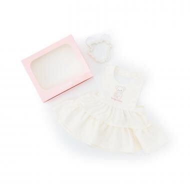 【BOX付】動物アップリケエプロン＆ヘアバンドセット
