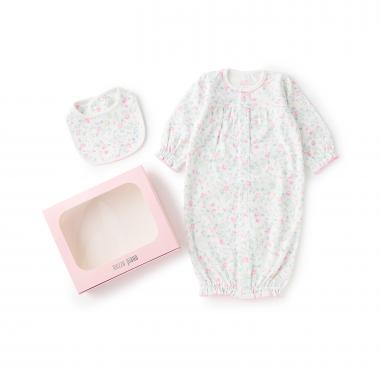 【BOX付】フラワー柄2wayオール＆スタイセット