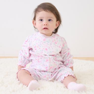 【BOX付】フラワー柄2wayオール＆スタイセット