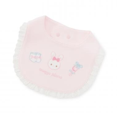 うさぎ刺繍　スタイ