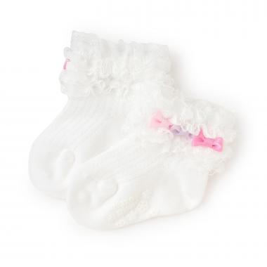 レースリボン　ソックス【日本製】