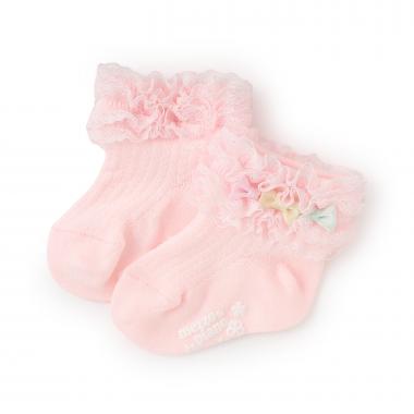 レースリボン　ソックス【日本製】