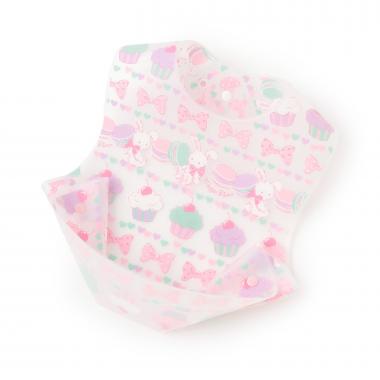 ウサギスウィーツ柄　お食事スタイ【日本製】