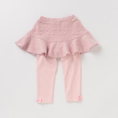 ジャカードリボンスカートつきスパッツ