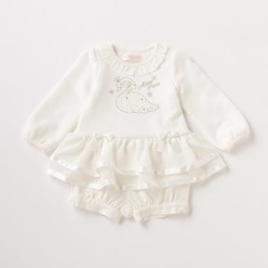 スワンチュニック＆バルーンパンツセット