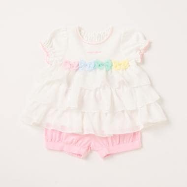 フリルリボンチュニック＆ブルマセット