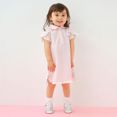 ウサギマスコットつきフリルワンピース