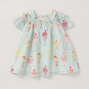 フルーツパフェ柄チュニック