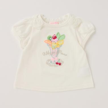 パフェ　パフスリーブＴシャツ