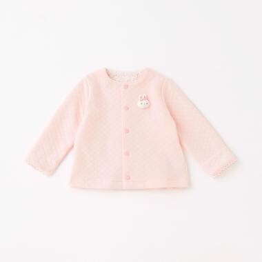 ウサギマスコットつきカットカーディガン