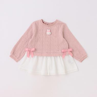 ウサギ　レイヤードチュニック