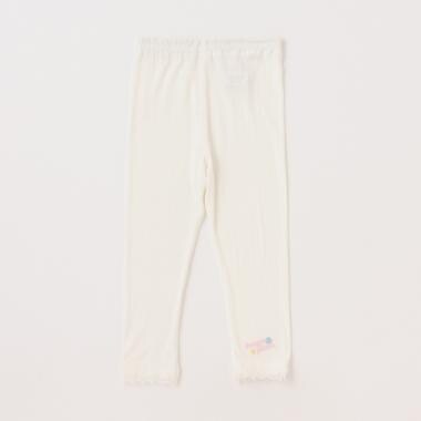 花レースつき　フル丈レギンス