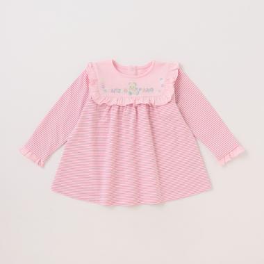 クマロゴボーダー　長袖チュニック